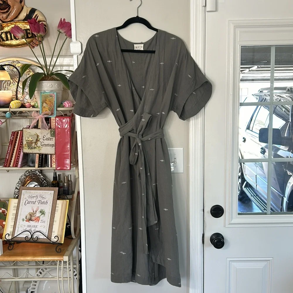 Mirth Caftans krabi wrap dress Size S/M - Picture 7 of 14